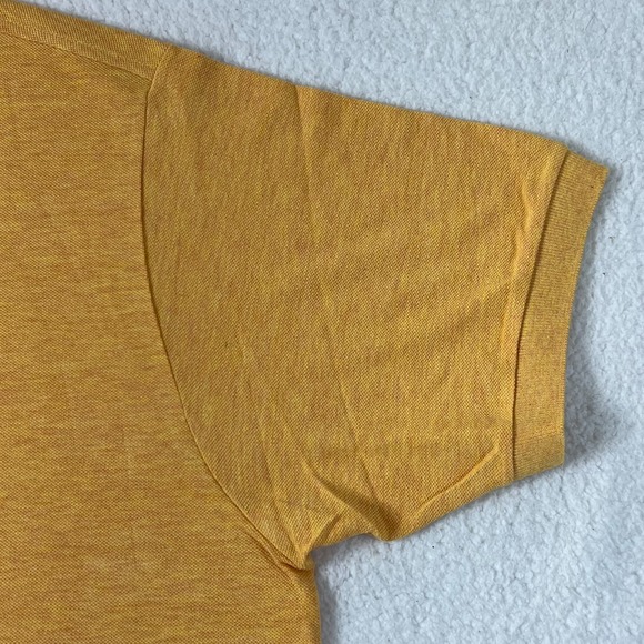 LACOSTE Logo Polo Shirt 100% Cotton Golden Beige Men's US Size 2XL VTG NWT - Picture 7 of 15